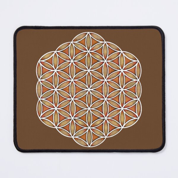 Item preview, Flower of Life Golden Mandala designed and sold by shantilovesart.