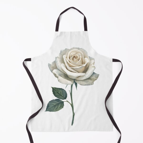 Item preview, White rose watercolor designed and sold by uunaa.