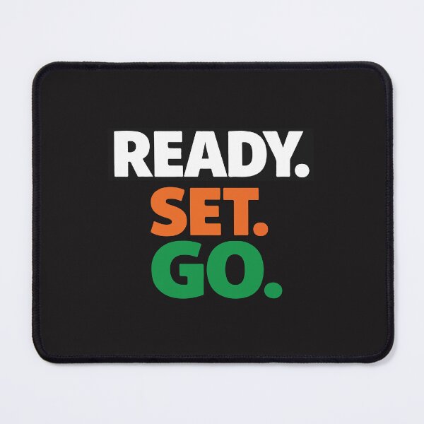 Item preview, Ready Set Go Running Motivation Marathon 5K 10K Race Fitness Design designed and sold by kiralynstration.