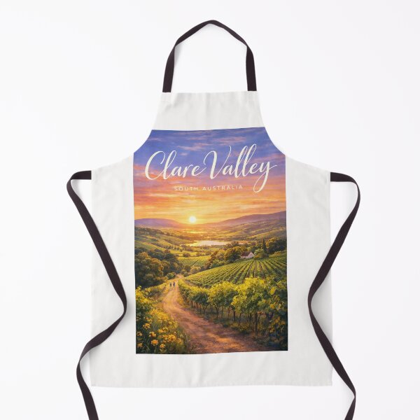 Item preview, Clare Valley South Australia Sunset Vineyards Riesling Trail Landscape designed and sold by Places On Earth.