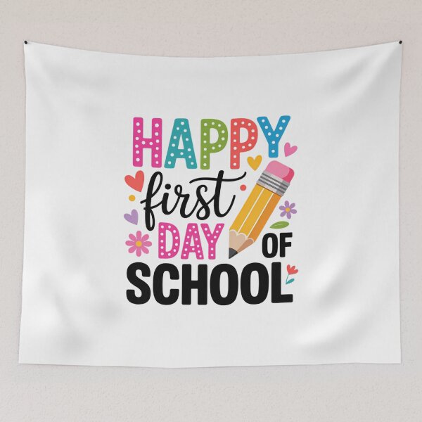 Item preview, Happy First Day of School Welcome Back To School designed and sold by IdunayaStore.