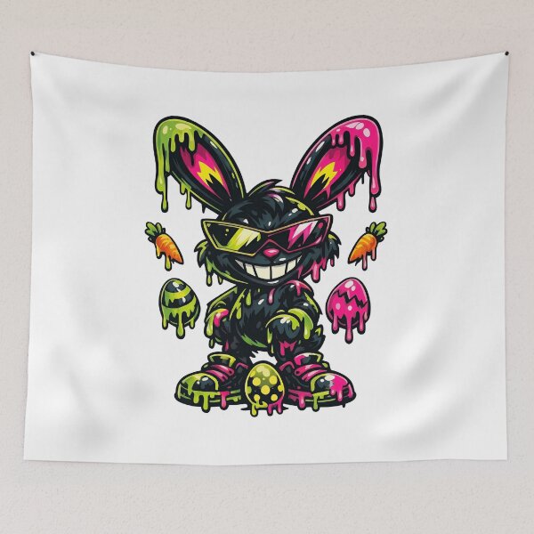 Item preview, Neon Slime Drip Cool Rabbit Easter designed and sold by Dmo3HarkoArt.