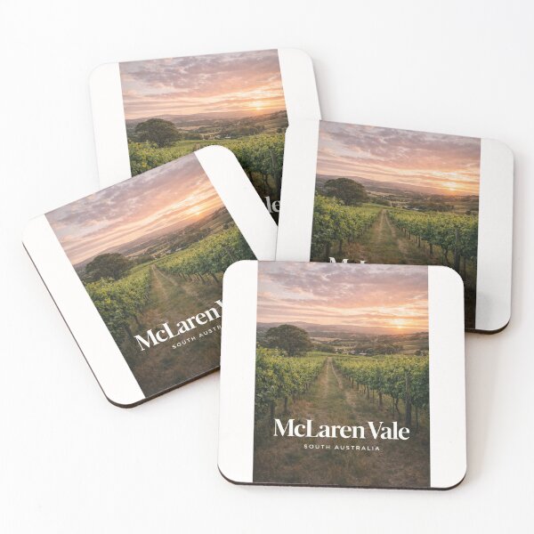 Item preview, McLaren Vale South Australia Vineyard Path Sunset Fleurieu Peninsula designed and sold by Places On Earth.