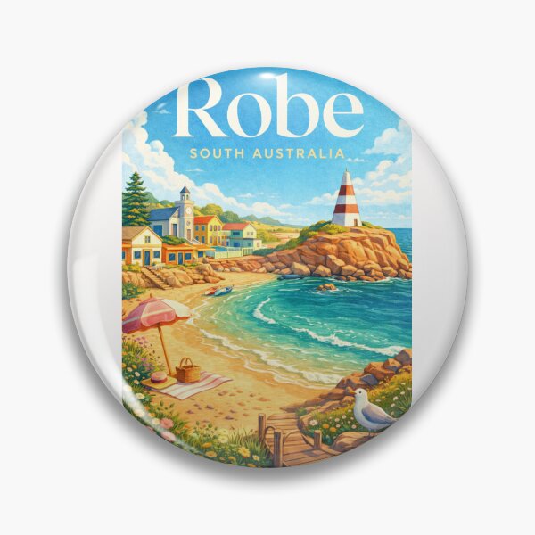 Item preview, Robe South Australia Coastal Village Lighthouse Guichen Bay designed and sold by Places On Earth.