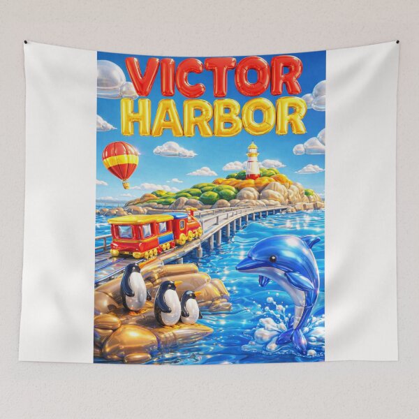 Item preview, Victor Harbor South Australia Granite Island Causeway Encounter Bay designed and sold by Places On Earth.