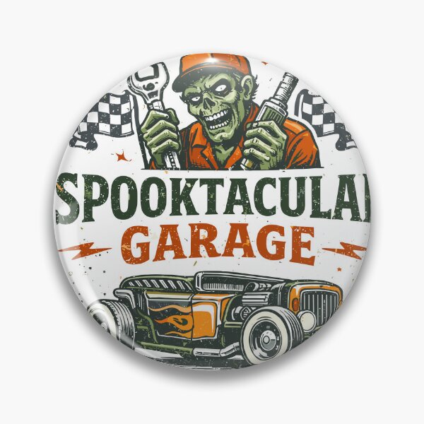 Item preview, Spooktacular Garage Custom T-Shirt designed and sold by Matinez Pink.