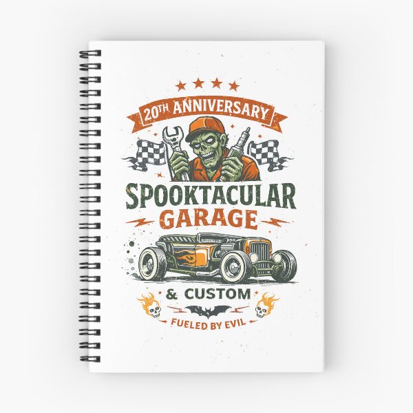 Item preview, Spooktacular Garage Custom T-Shirt designed and sold by Matinez Pink.