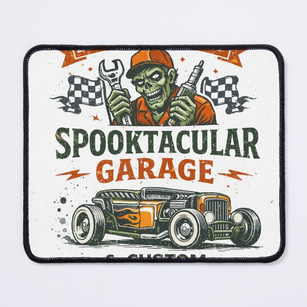Item preview, Spooktacular Garage Custom T-Shirt designed and sold by Matinez Pink.