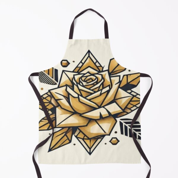 Item preview, Geometric yellow design rose designed and sold by NivyasArtistry.