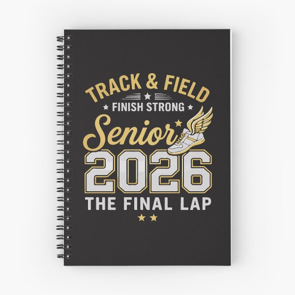 Item preview, Senior 2026 Track and Field Final Lap Graduation Athlete Runner Design designed and sold by kiralynstration.