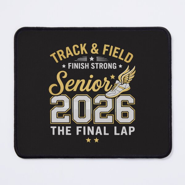 Item preview, Senior 2026 Track and Field Final Lap Graduation Athlete Runner Design designed and sold by kiralynstration.