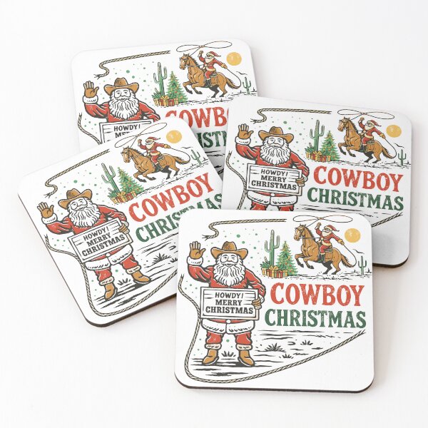 Item preview, Cowboy Christmas Santa T-Shirt designed and sold by Matinez Pink.