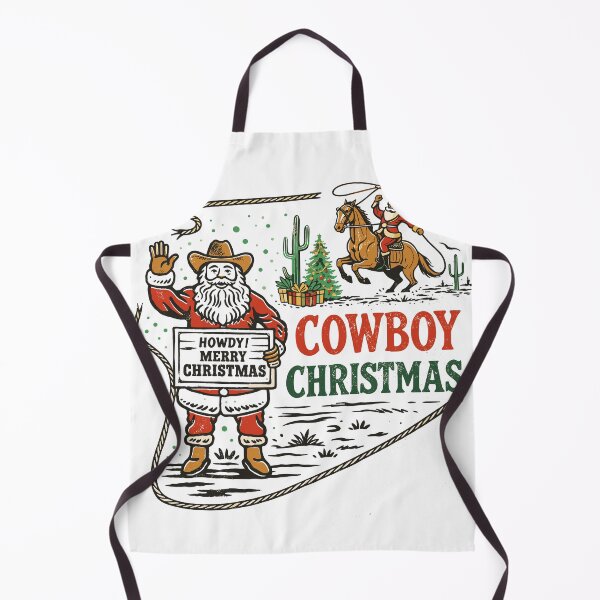 Item preview, Cowboy Christmas Santa T-Shirt designed and sold by Matinez Pink.
