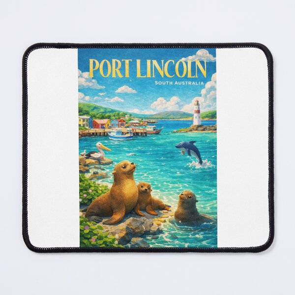 Item preview, Port Lincoln South Australia Eyre Peninsula Sea Lions Coastal Harbor designed and sold by Places On Earth.