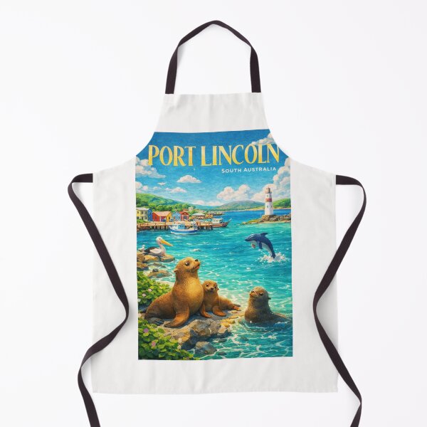Item preview, Port Lincoln South Australia Eyre Peninsula Sea Lions Coastal Harbor designed and sold by Places On Earth.