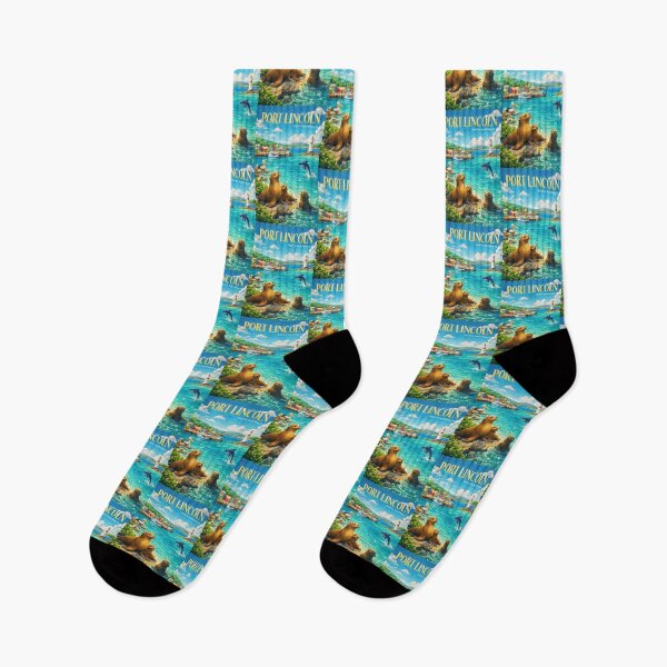 Item preview, Port Lincoln South Australia Eyre Peninsula Sea Lions Coastal Harbor designed and sold by Places On Earth.