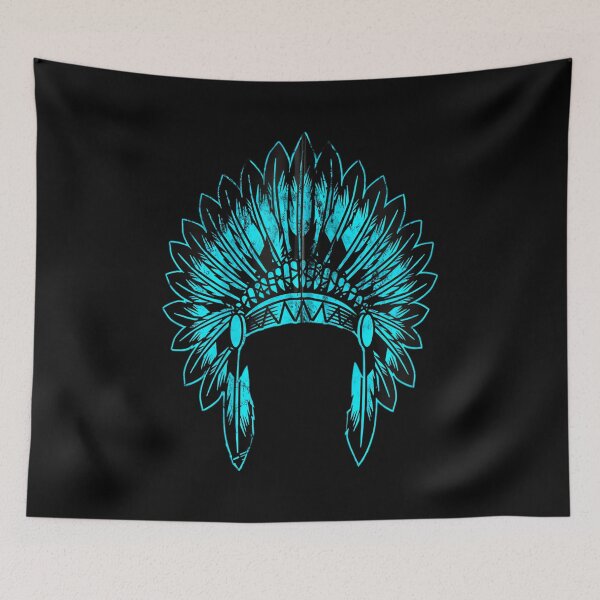 Item preview, Indian chief costume, western carnival feather headpiece designed and sold by DorisSPipkin.