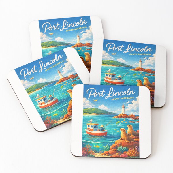Item preview, Port Lincoln South Australia Eyre Peninsula Lighthouse Coastal Wildlife designed and sold by Places On Earth.