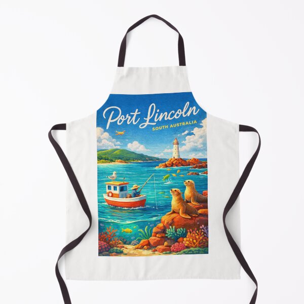 Item preview, Port Lincoln South Australia Eyre Peninsula Lighthouse Coastal Wildlife designed and sold by Places On Earth.