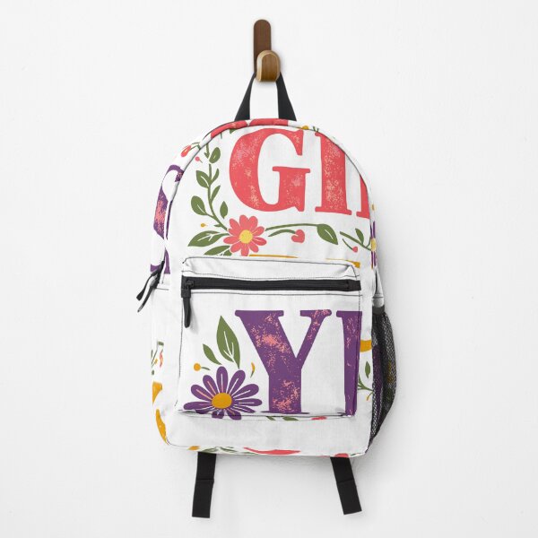 Item preview, Girls Rule Floral Print designed and sold by Matinez Pink.