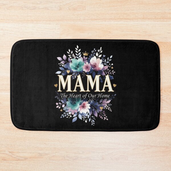 Item preview, Mama The Heart Of Our Home Floral Design designed and sold by Syrupulse.