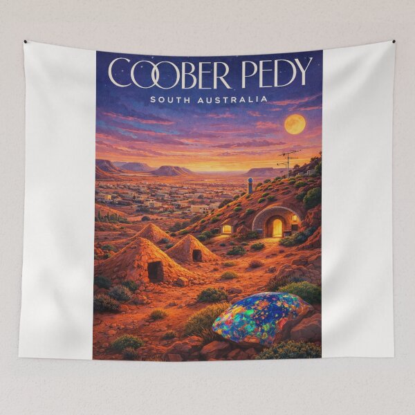 Item preview, Coober Pedy South Australia Opal Fields Breakaways Desert Town designed and sold by Places On Earth.