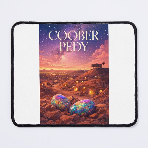 Item preview, Coober Pedy South Australia Opal Mining Town Night Sky Breakaways designed and sold by Places On Earth.