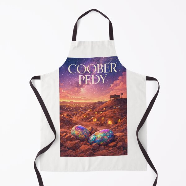 Item preview, Coober Pedy South Australia Opal Mining Town Night Sky Breakaways designed and sold by Places On Earth.