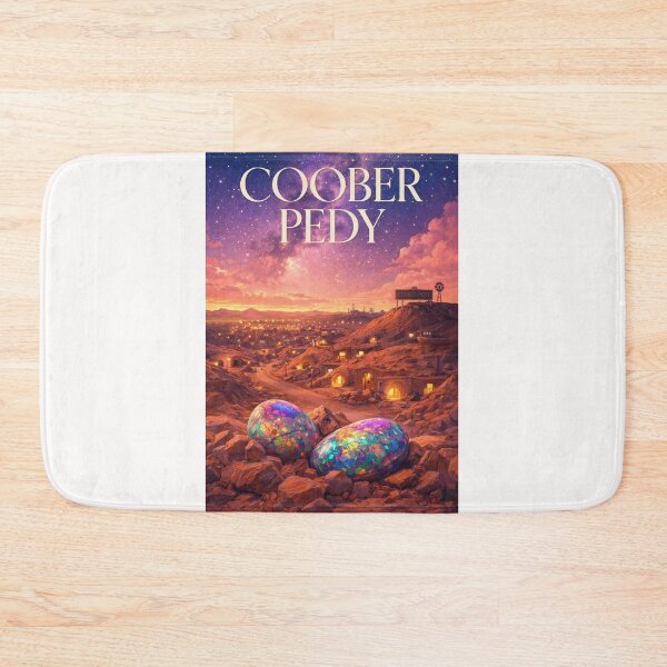 Item preview, Coober Pedy South Australia Opal Mining Town Night Sky Breakaways designed and sold by Places On Earth.