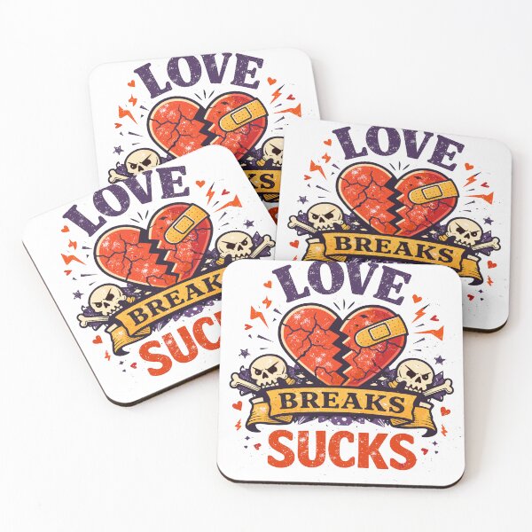Item preview, Love Breaks Sucks T-Shirt designed and sold by Matinez Pink.