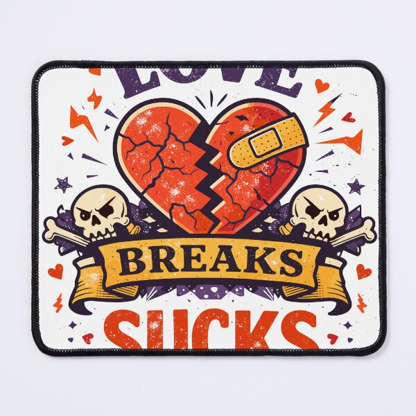 Item preview, Love Breaks Sucks T-Shirt designed and sold by Matinez Pink.