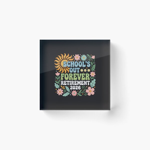 Item preview, Retired Teacher 2026 Schools Out Forever Funny Retirement Celebration Design designed and sold by kiralynstration.