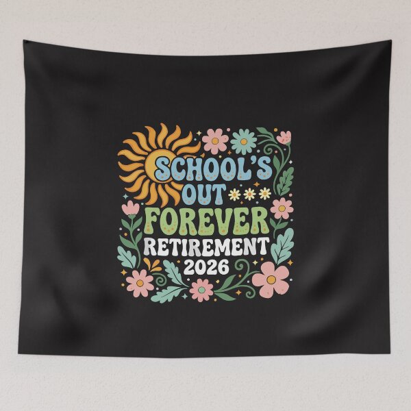 Item preview, Retired Teacher 2026 Schools Out Forever Funny Retirement Celebration Design designed and sold by kiralynstration.