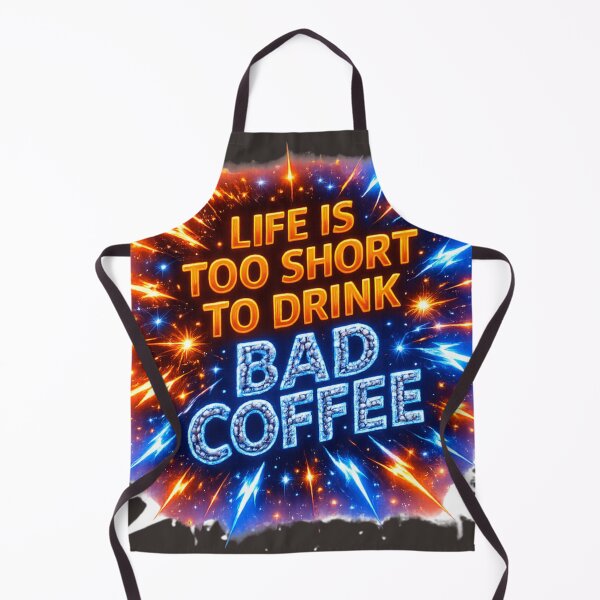 Item preview, Life is Too Short to Drink Bad Coffee designed and sold by Nika Art Studio.