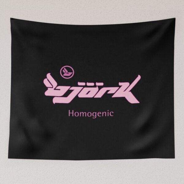 Item preview, Bjork Homogenic Logo (Pink) designed and sold by Spooky Spooky.