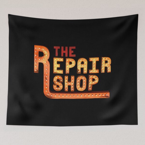 Item preview, The Repairs Shop Logo designed and sold by GrAzInAshop.
