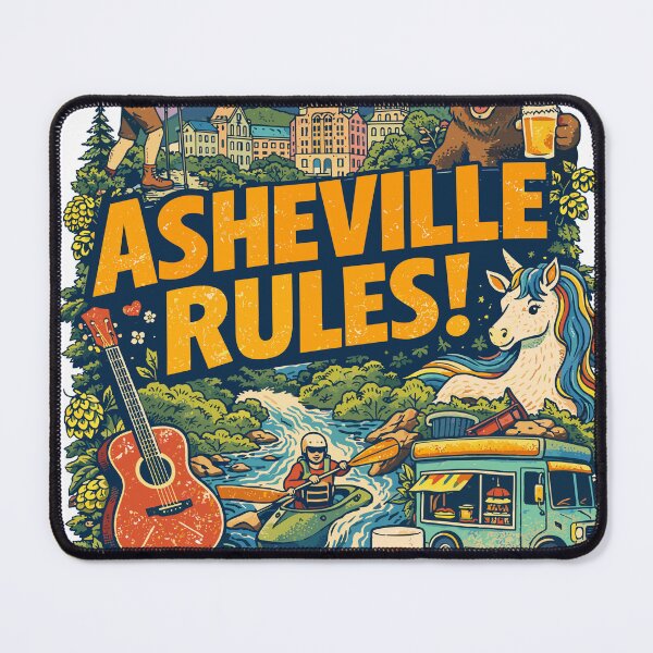 Item preview, Asheville Rules T-Shirt designed and sold by Matinez Pink.
