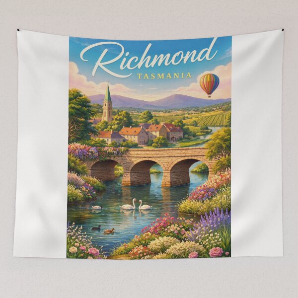 Item preview, Richmond Tasmania Coal River Historic Bridge Wine Region Village designed and sold by Places On Earth.