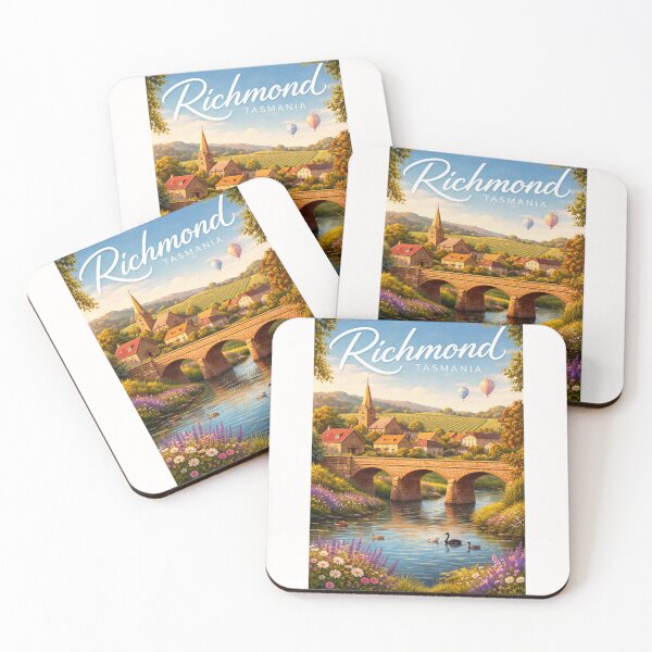 Item preview, Richmond Tasmania Coal River Valley Vineyards Historic Bridge Town designed and sold by Places On Earth.