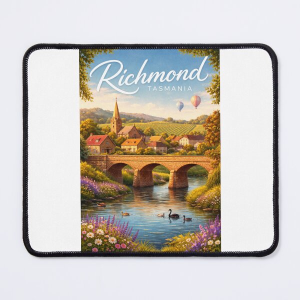 Item preview, Richmond Tasmania Coal River Valley Vineyards Historic Bridge Town designed and sold by Places On Earth.