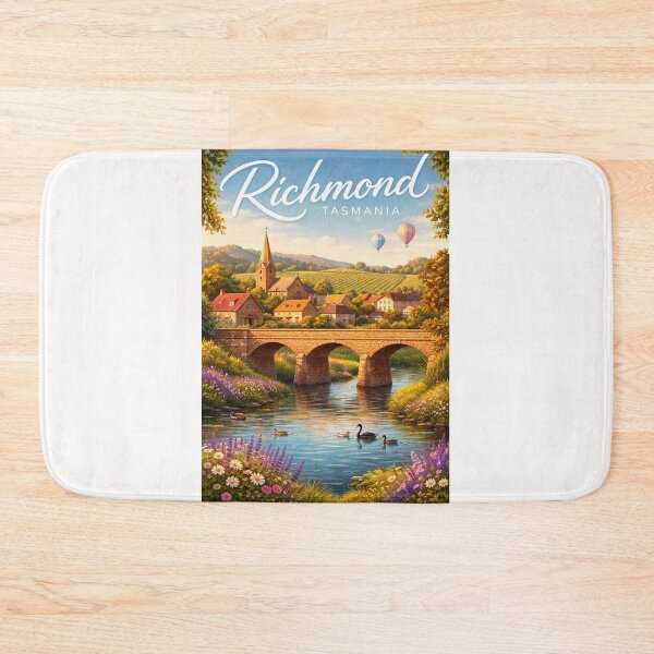 Item preview, Richmond Tasmania Coal River Valley Vineyards Historic Bridge Town designed and sold by Places On Earth.