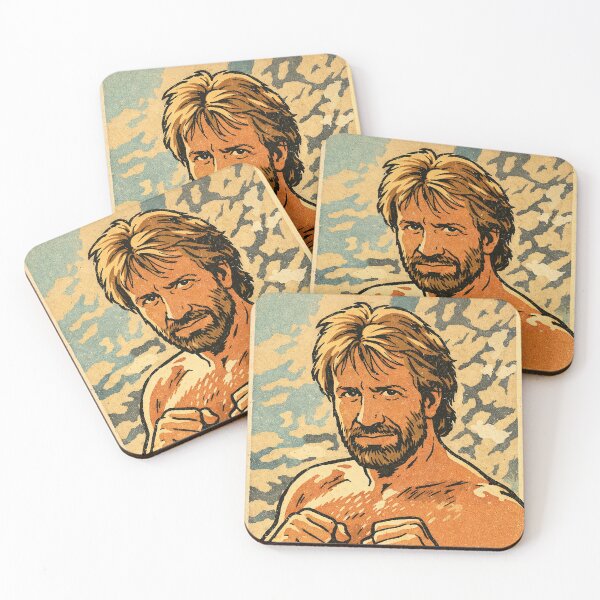 Item preview, Chuck Norris Retro Art Portrait designed and sold by DeVree.