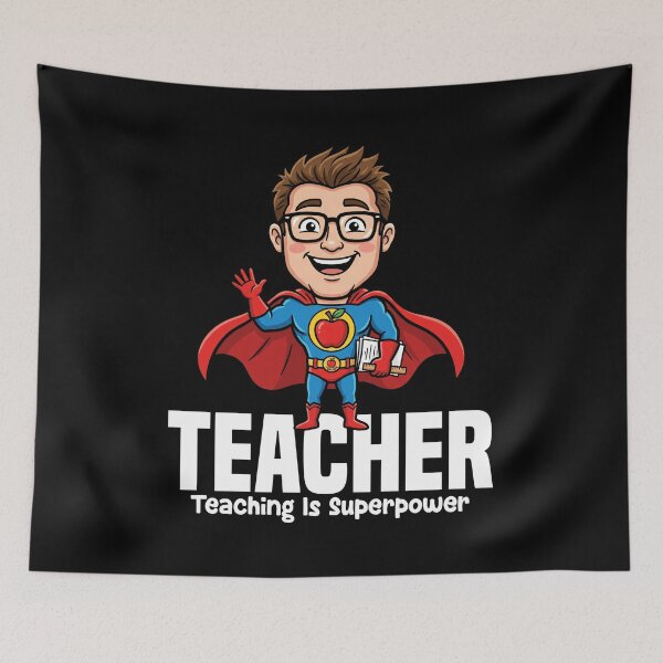 Item preview, TEACHER - TEACHING IS SUPERPOWER designed and sold by KEF Custom.