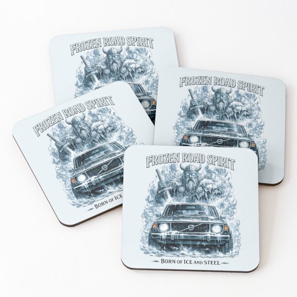 Item preview, Frozen Road Spirit Vintage Volvo Viking Art designed and sold by Retro Arabica.