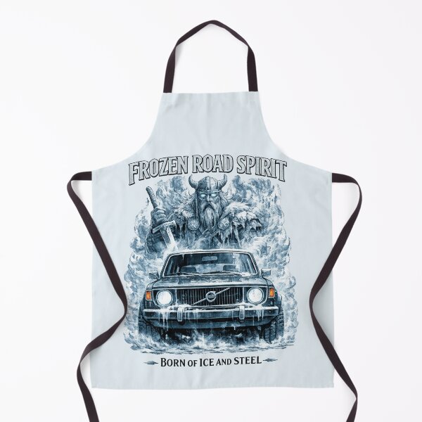 Artikelvorschau, Frozen Road Spirit Vintage Volvo Viking Art entworfen und verkauft von Retro Arabica.