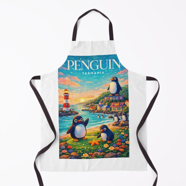 Item preview, Penguin Tasmania Bass Strait Lighthouse Coastal Village North West designed and sold by Aryabek.
