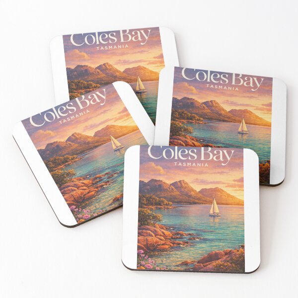Item preview, Coles Bay Tasmania Freycinet National Park Wineglass Bay Coast designed and sold by Aryabek.