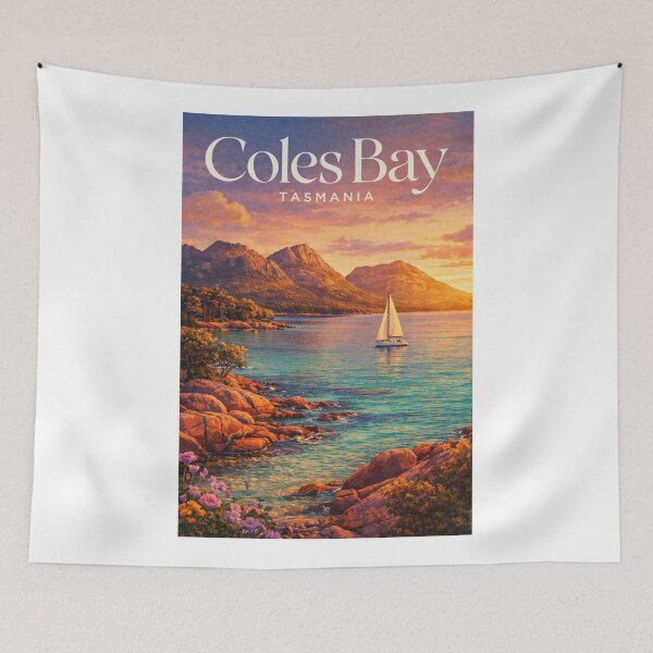 Item preview, Coles Bay Tasmania Freycinet National Park Wineglass Bay Coast designed and sold by Aryabek.