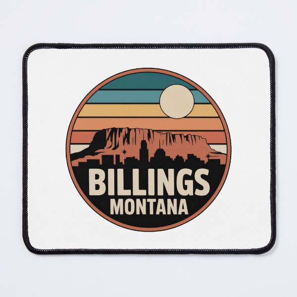 Item preview, Billings Montana: Teal Orange Yellow Sunset Skyline designed and sold by CircinusStore.