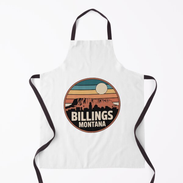 Item preview, Billings Montana: Teal Orange Yellow Sunset Skyline designed and sold by CircinusStore.